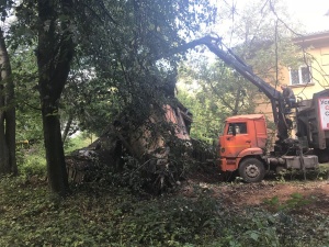 Опасные сараи ликвидировали в Советском районе