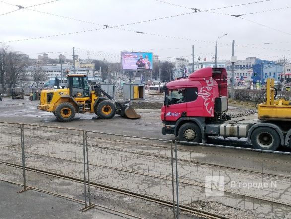 Демонтаж трамвайных рельсов начался на проспекте Гагарина - фото 7