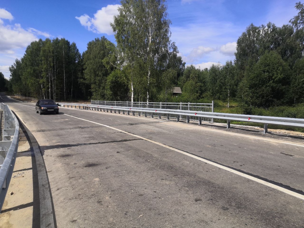 Новый мост через Ширмакшу построили в Нижегородской области