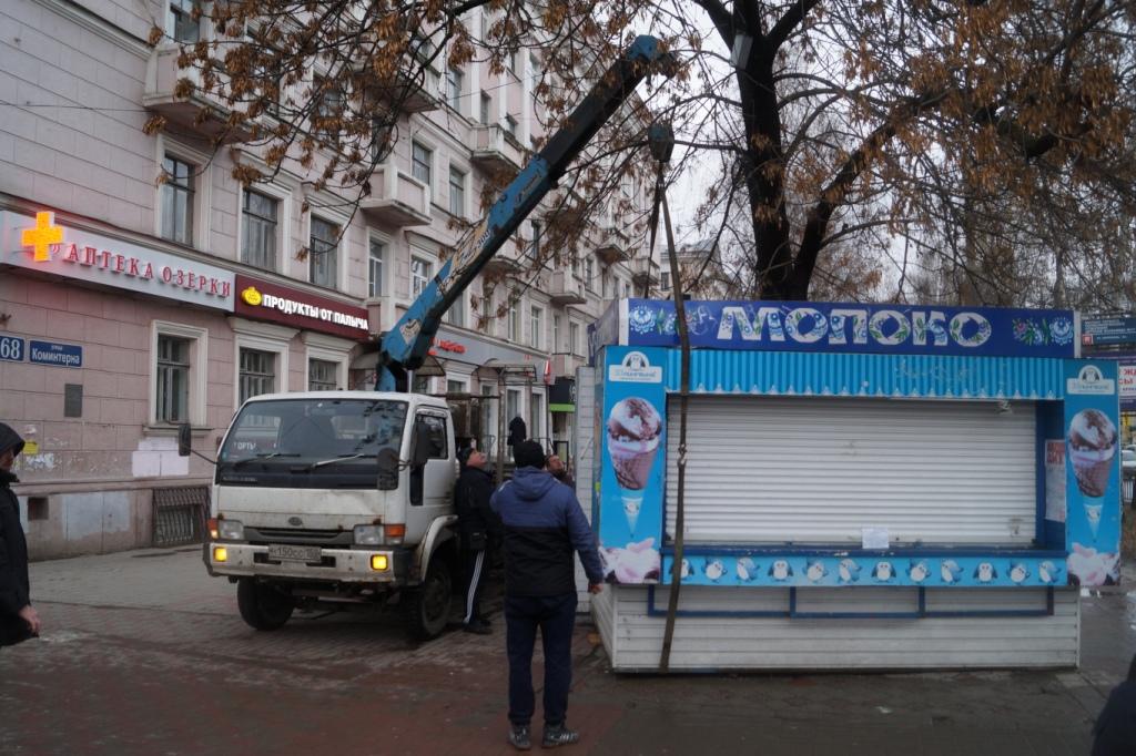 Нелегальный киоск демонтировали в Сормовском районе - фото 1