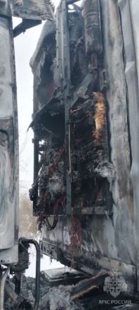 Фура горела в Кстовском районе 8 марта - фото 2