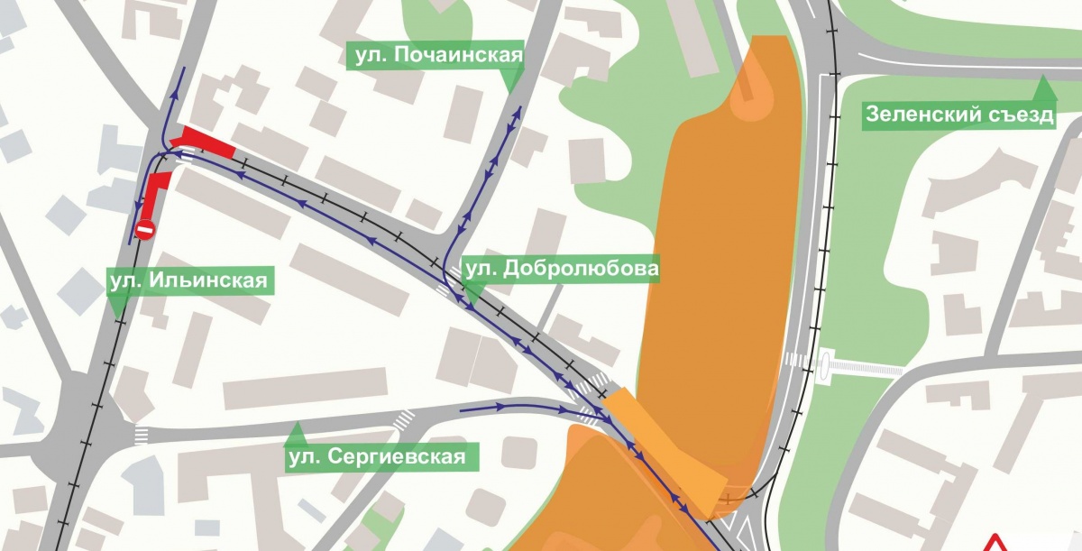 Перекресток в центре Нижнего Новгорода перекроют из-за ремонта трамвайных путей - фото 1
