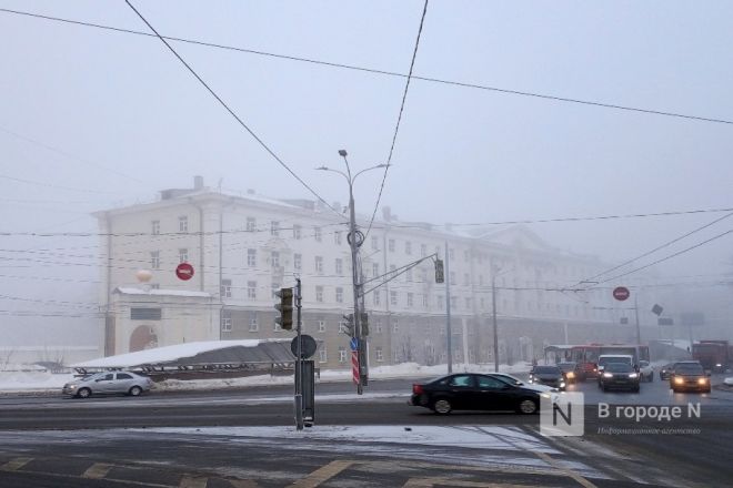 Спрятавшийся город: горожане впечатлились утренним туманом на Нижним Новгородо - фото 4