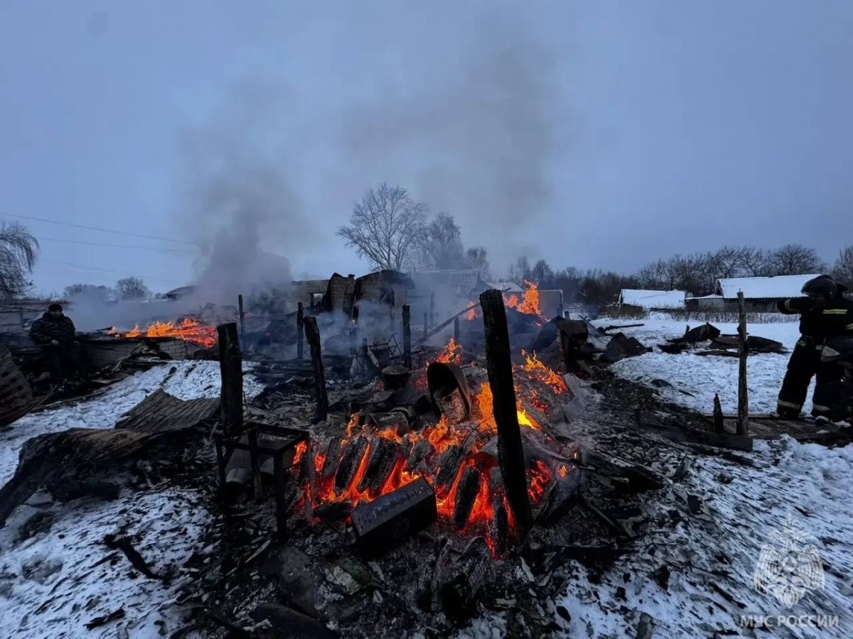 Тело мужчины нашли на месте пожара в Нижегородской области - фото 1