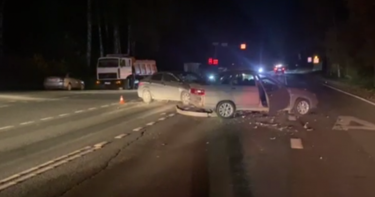 Водитель и пассажир пострадали в аварии с легковушками в Нижегородской области - фото 1