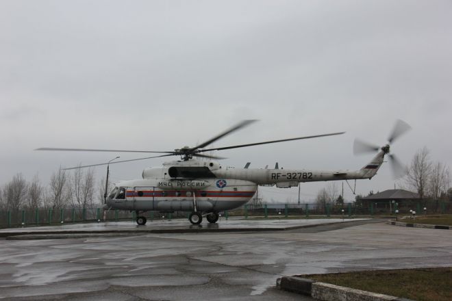 Нижегородское МЧС присматривает за половодьем с вертолета - фото 9