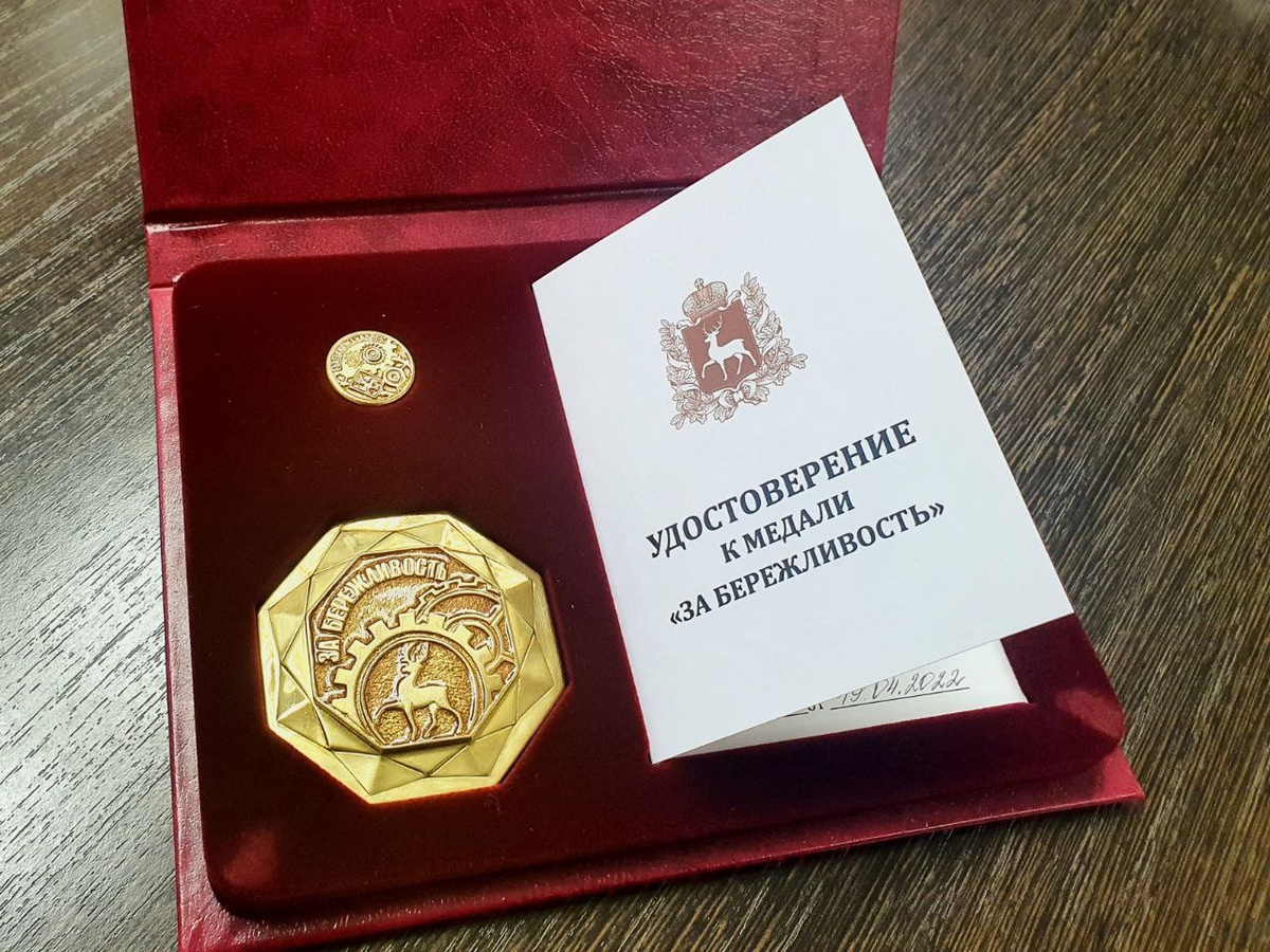 Мэр Дзержинска получил медаль &laquo;За бережливость&raquo; первой степени - фото 1