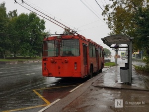 Троллейбус №22 возвращается на маршрут «ул. Минеева — 7-я проходная ГАЗ»